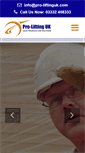 Mobile Screenshot of pro-liftinguk.com